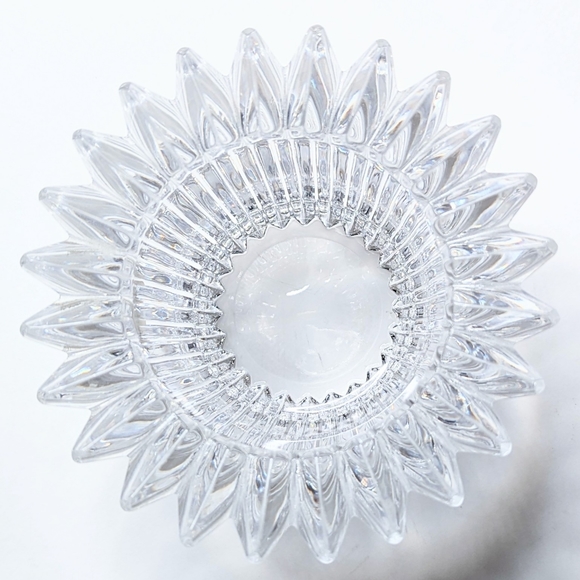 Mikasa Lead Crystal Tea Light Candle Holder Germany Absolutely Stunning Piece - Picture 3 of 11
